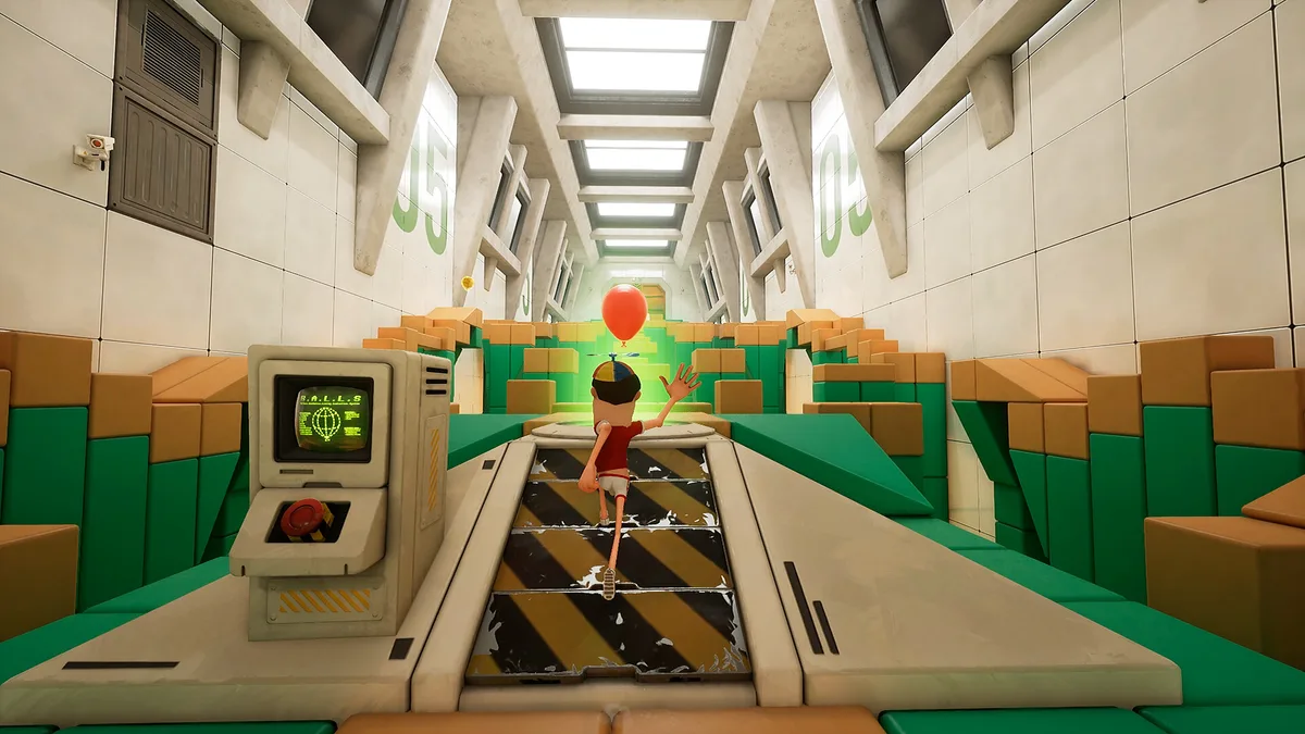 Official Keep It Up! laboratory obstacle-course screenshot